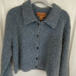 Classiques Entier Petites Luxuriously Soft Blue Sweater, Size 0
